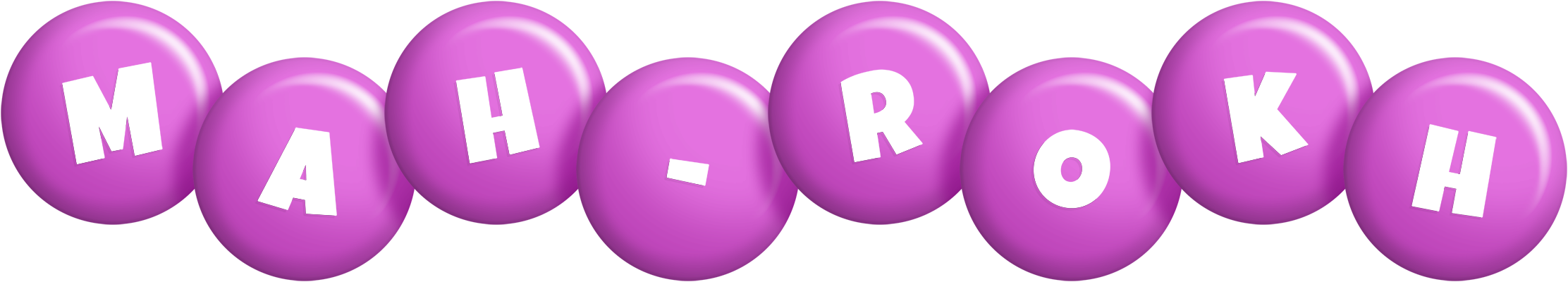 Mah-Rokh candy-purple logo