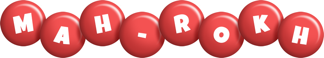 Mah-Rokh candy-red logo