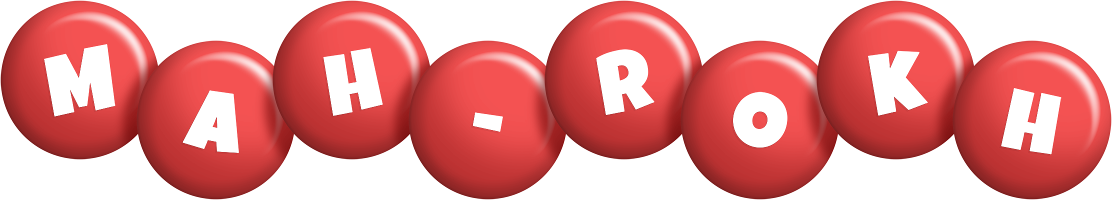Mah-Rokh candy-red logo