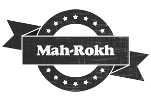 Mah-Rokh grunge logo