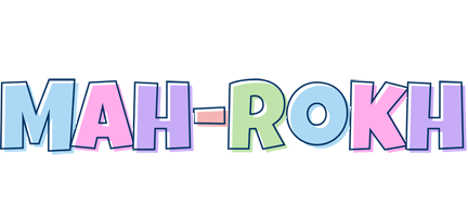 Mah-Rokh pastel logo