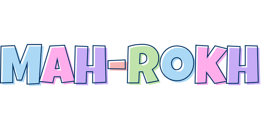 Mah-Rokh pastel logo