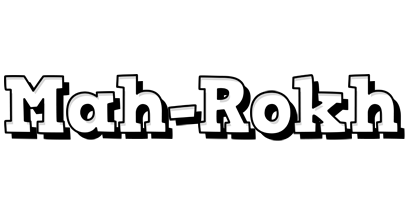 Mah-Rokh snowing logo