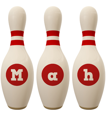 Mah bowling-pin logo