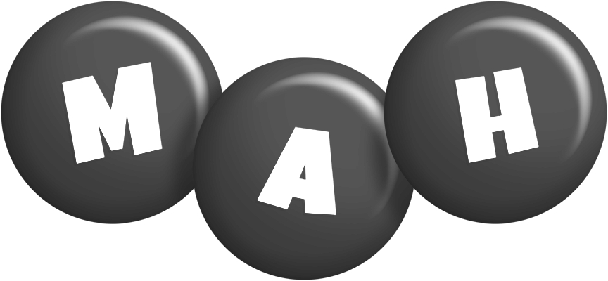 Mah candy-black logo