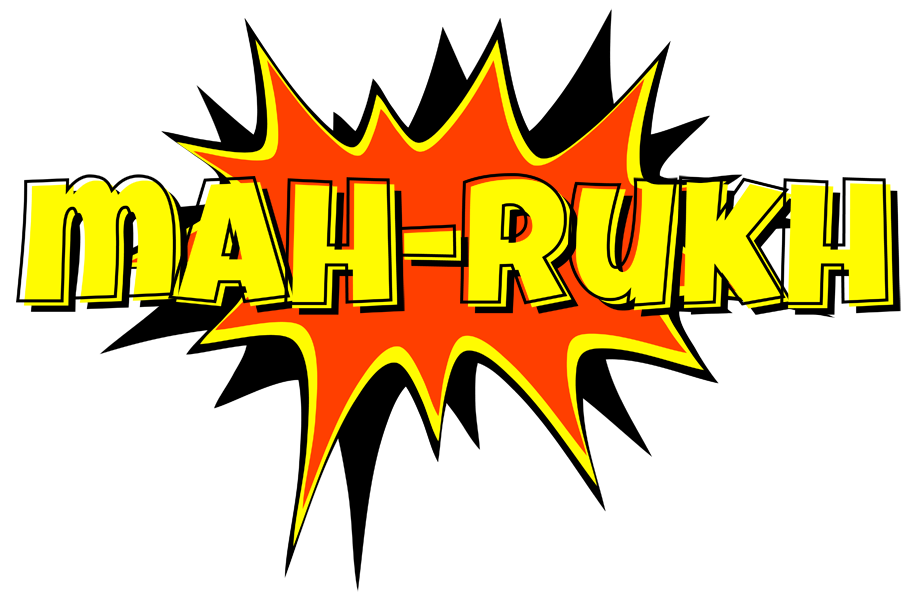 Mah-rukh bazinga logo