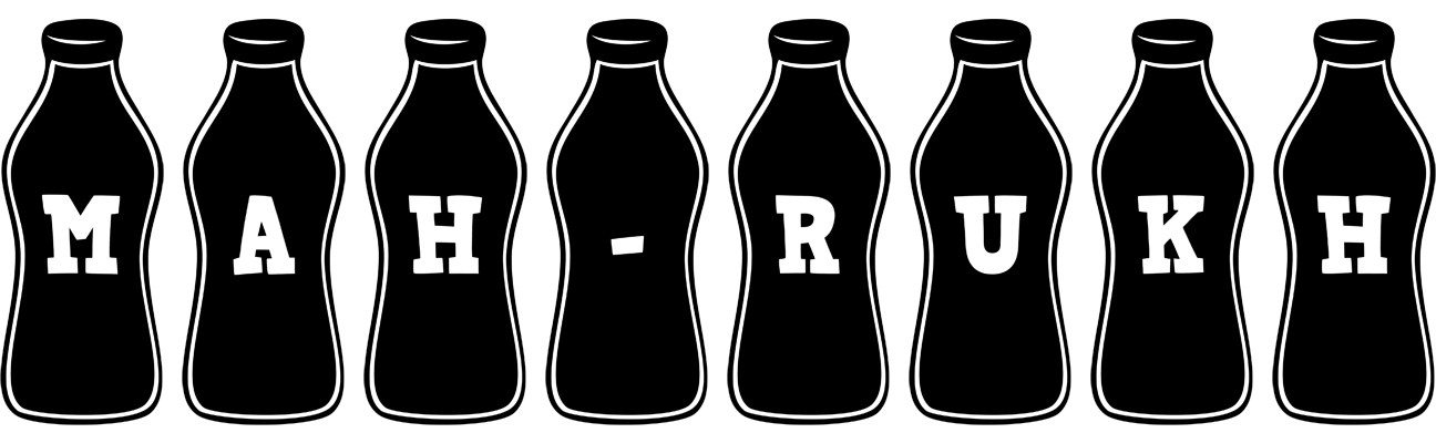 Mah-rukh bottle logo