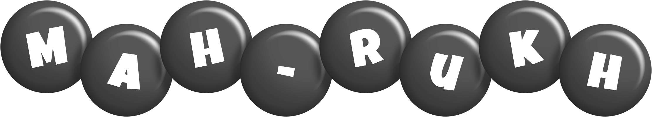Mah-rukh candy-black logo