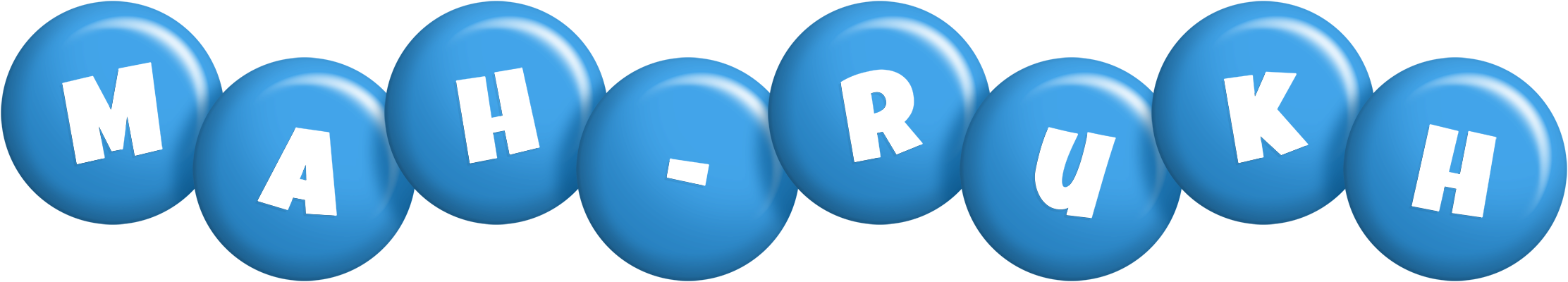 Mah-rukh candy-blue logo