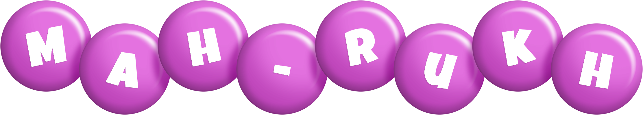 Mah-rukh candy-purple logo