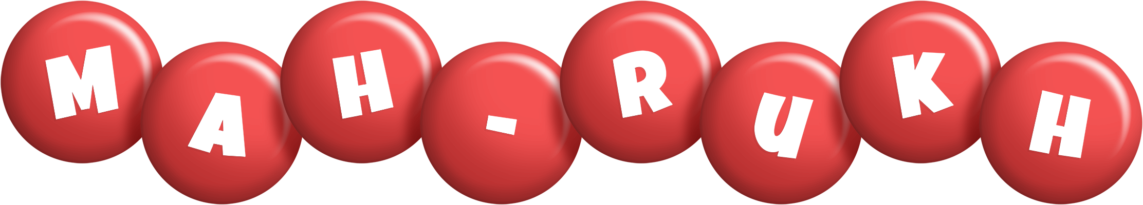 Mah-rukh candy-red logo