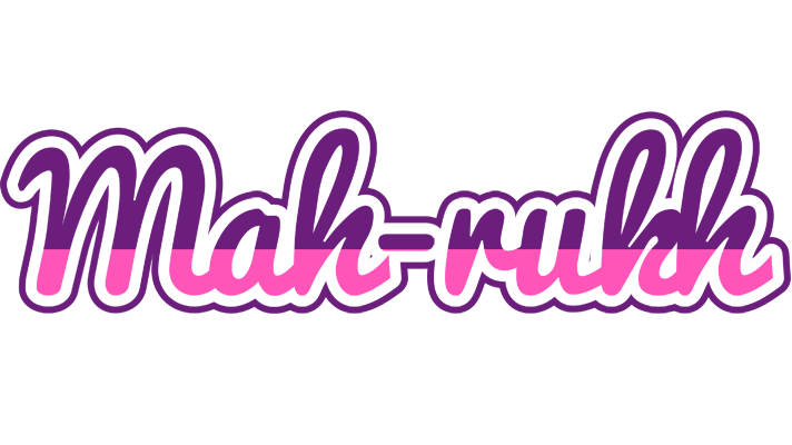Mah-rukh cheerful logo