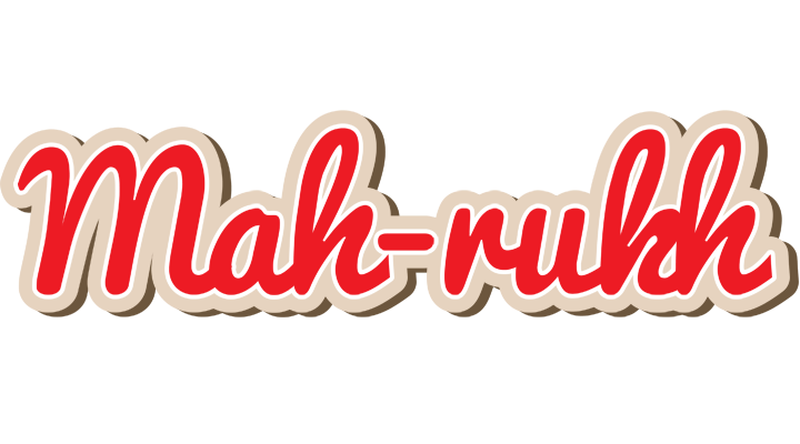 Mah-rukh chocolate logo