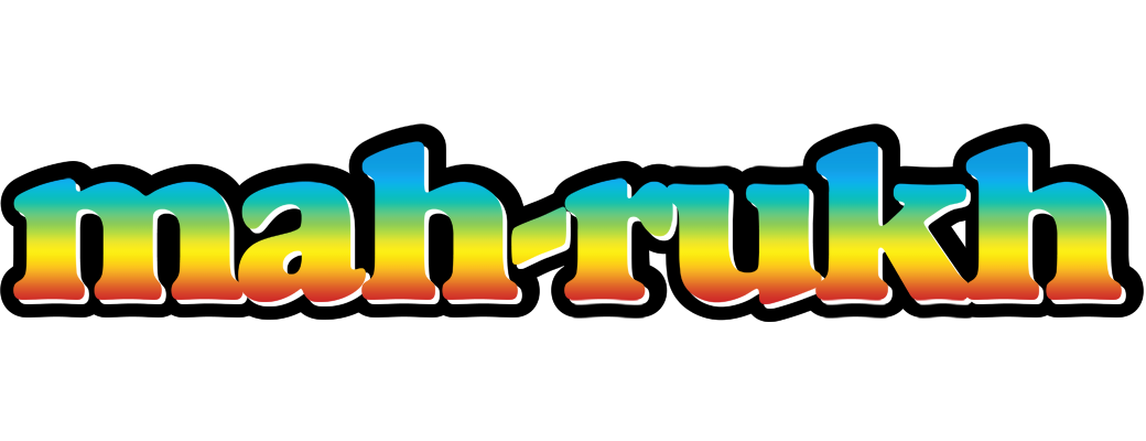Mah-rukh color logo