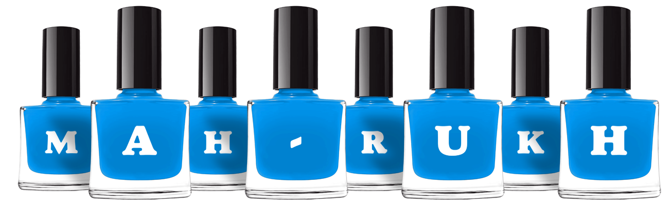 Mah-rukh glossy logo