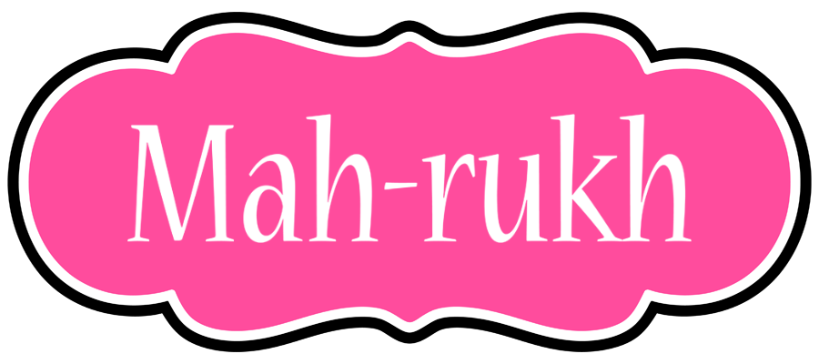 Mah-rukh invitation logo