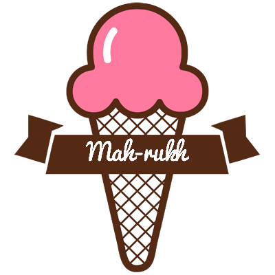 Mah-rukh premium logo