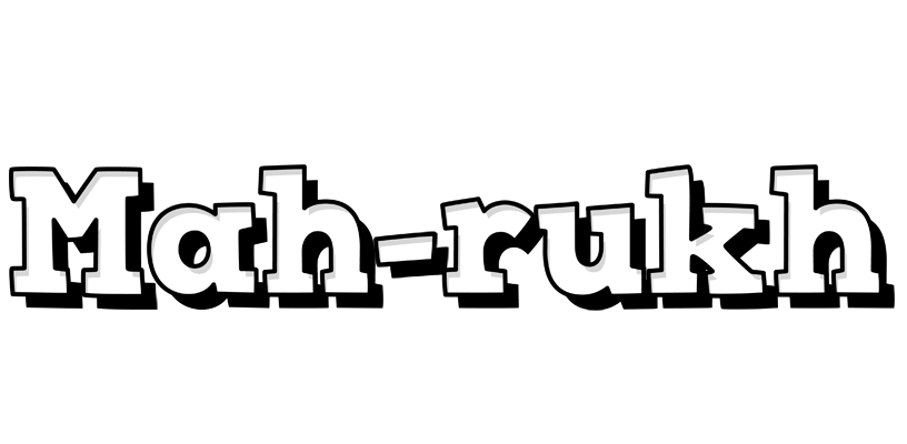 Mah-rukh snowing logo