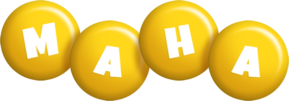 Maha candy-yellow logo