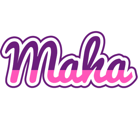 Maha cheerful logo