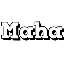 Maha snowing logo