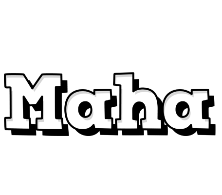 Maha snowing logo