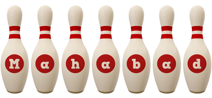 Mahabad bowling-pin logo