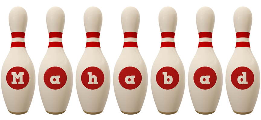 Mahabad bowling-pin logo