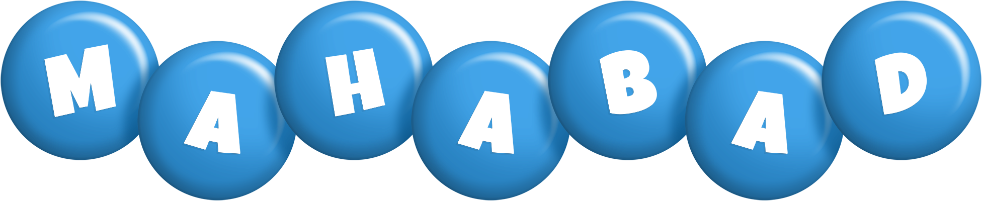 Mahabad candy-blue logo