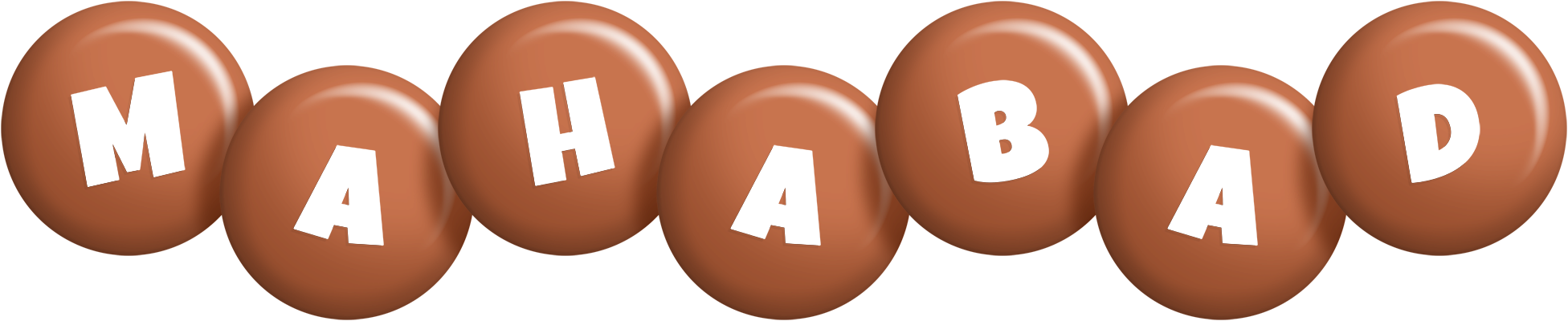 Mahabad candy-brown logo