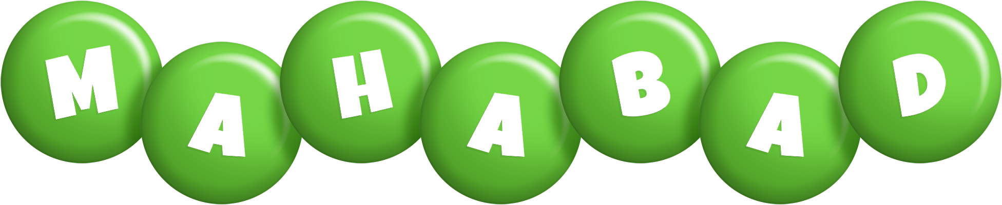 Mahabad candy-green logo