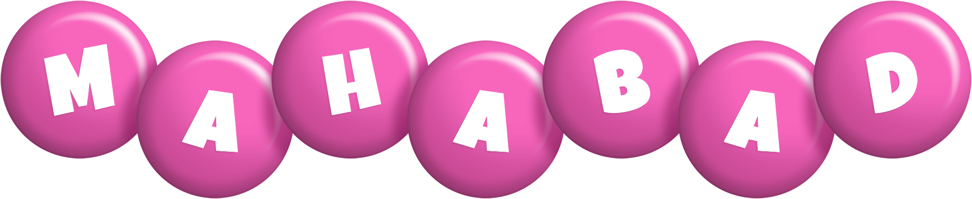 Mahabad candy-pink logo