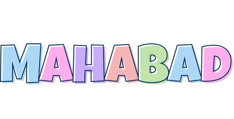 Mahabad pastel logo