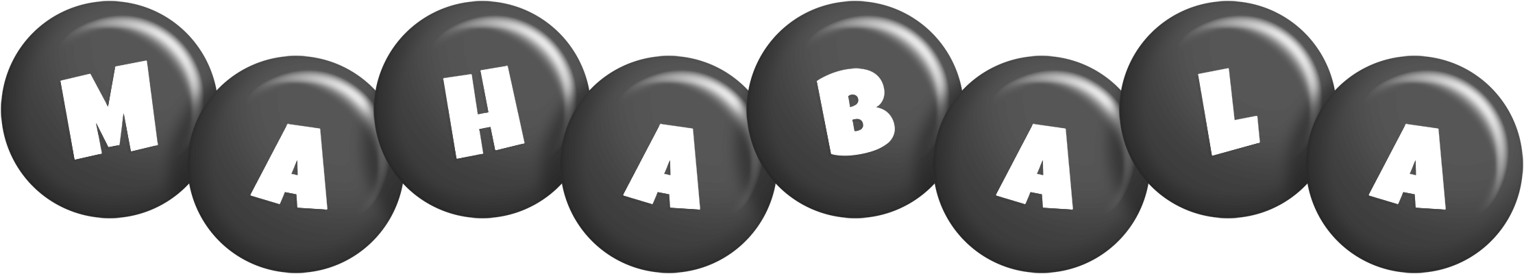 Mahabala candy-black logo