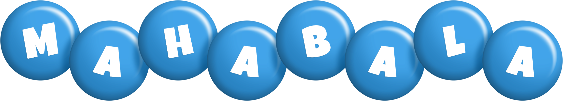 Mahabala candy-blue logo