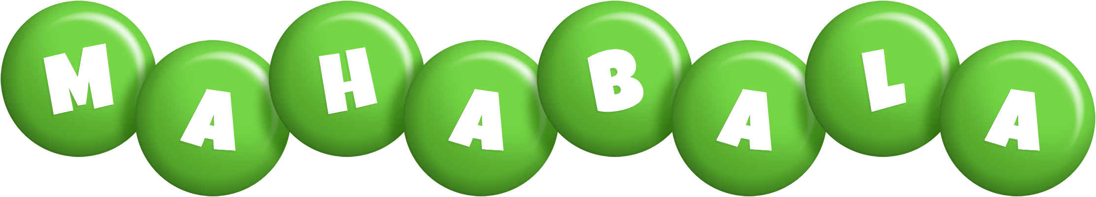 Mahabala candy-green logo