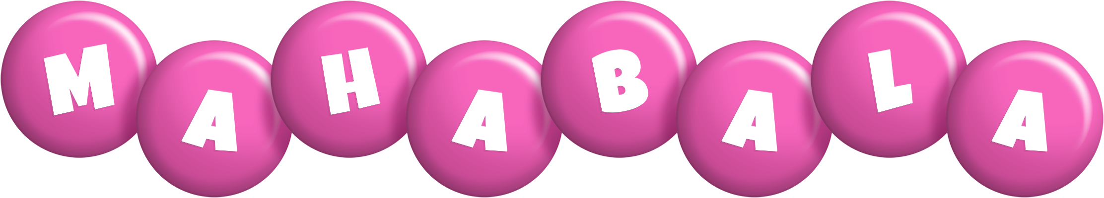 Mahabala candy-pink logo