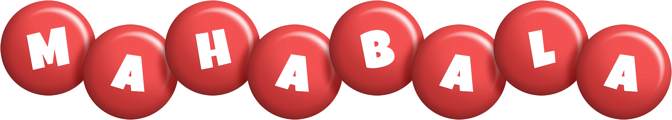 Mahabala candy-red logo