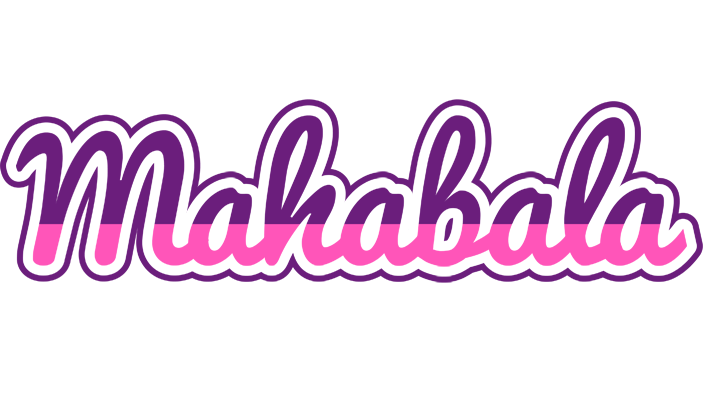 Mahabala cheerful logo