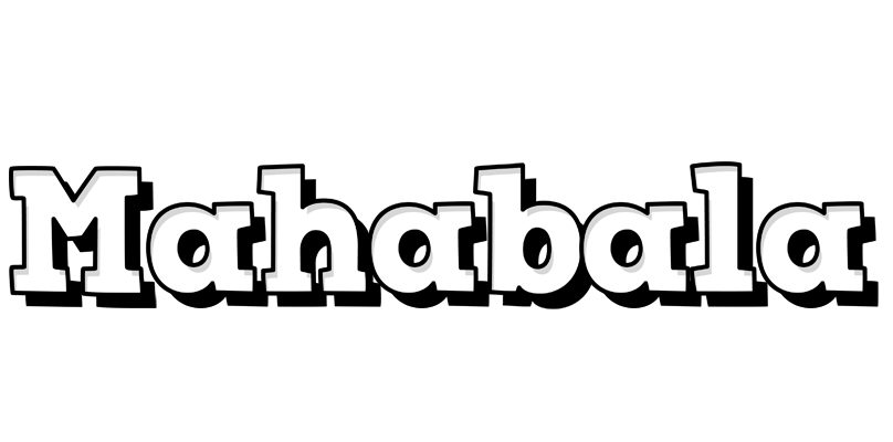 Mahabala snowing logo
