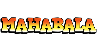 Mahabala sunset logo