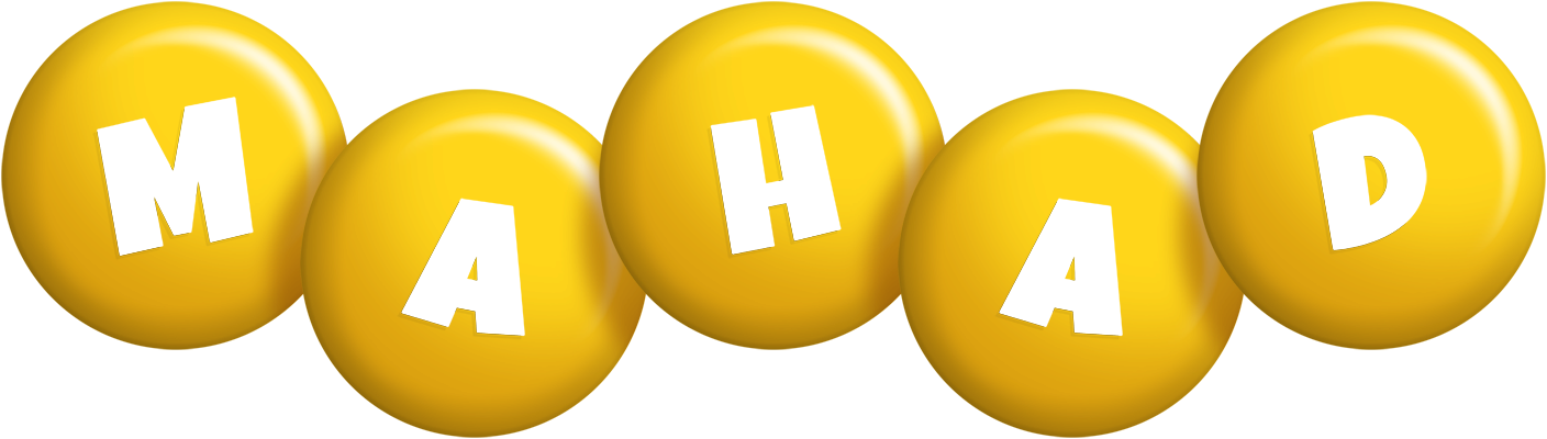 Mahad candy-yellow logo