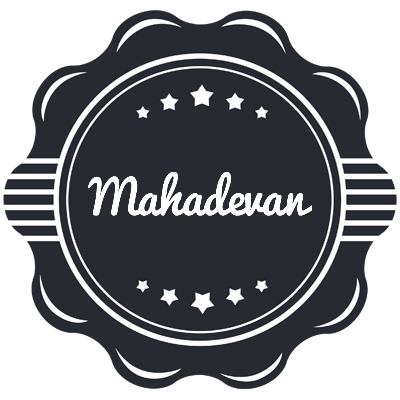 Mahadevan badge logo