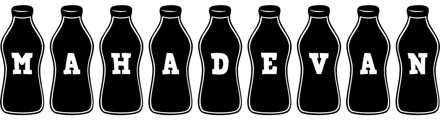 Mahadevan bottle logo