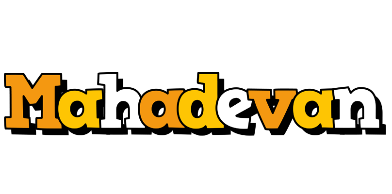 Mahadevan cartoon logo