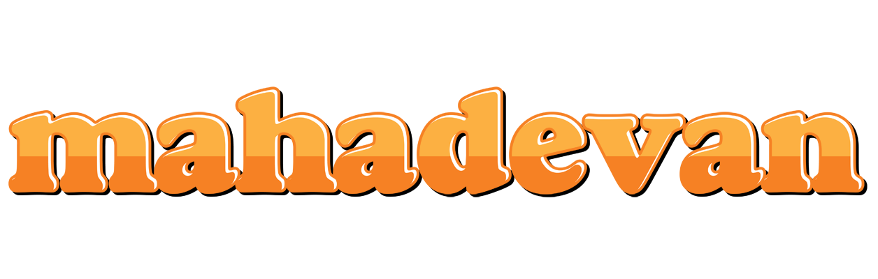 Mahadevan orange logo