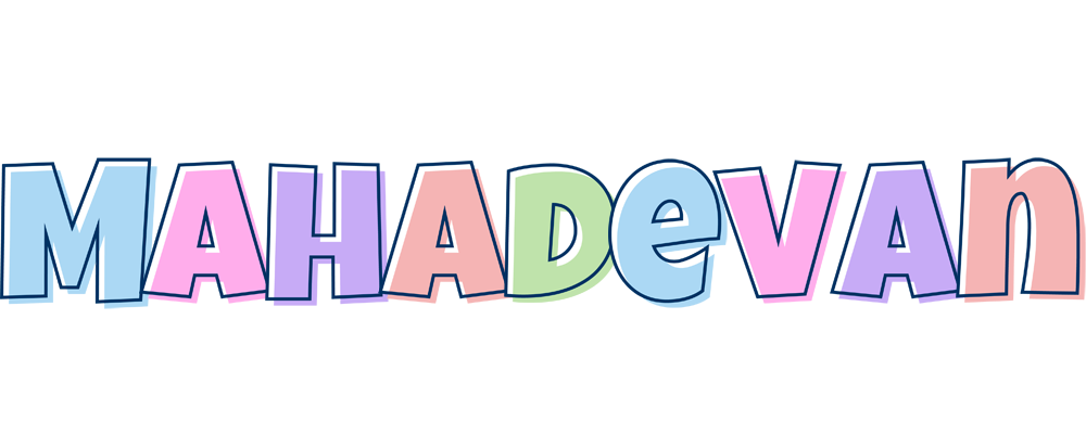 Mahadevan pastel logo