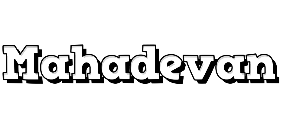Mahadevan snowing logo