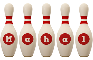 Mahal bowling-pin logo