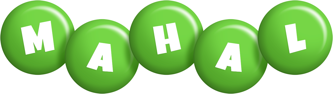 Mahal candy-green logo